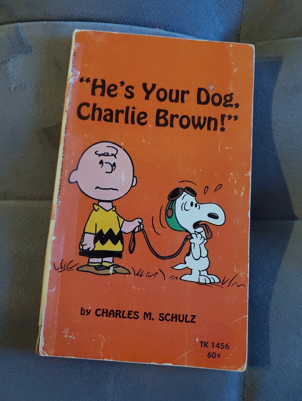 Vintage 1973 "He's Your Dog, Charlie Brown!" Peanuts book by Charles M. Schulz